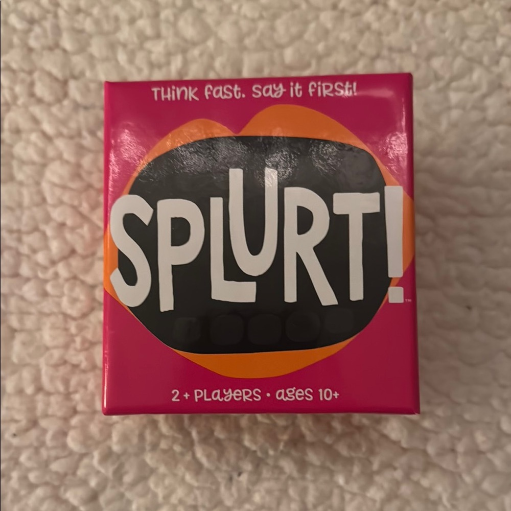 Splurt! Card Game - Pink and Orange